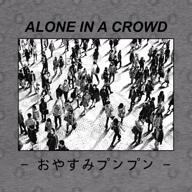 Alone in a crowd by Milewq